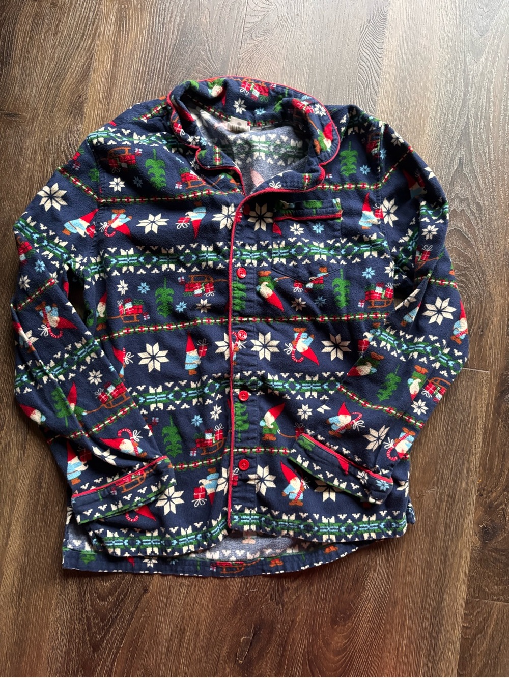 Hanna Andersson Holiday Flannel Pajama Top